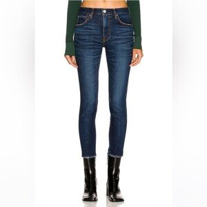 MOUSSY VINTAGE Cicero Skinny Jeans Dark Blue Denim Size 26